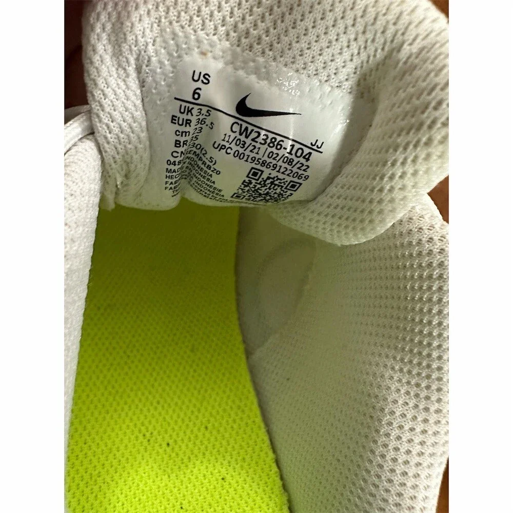 Nike Crater Impact Women's Running Shoes White/Blue Size 6